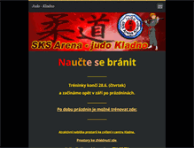 Tablet Screenshot of judo-kladno.cz